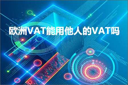 璺ㄥ鐢靛晢鐭ヨ瘑:娆ф床VAT鑳界敤浠栦汉鐨刅AT鍚? width=